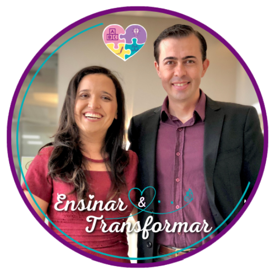 Profa. Fernanda Biondo e Prof. Moisés Biondo